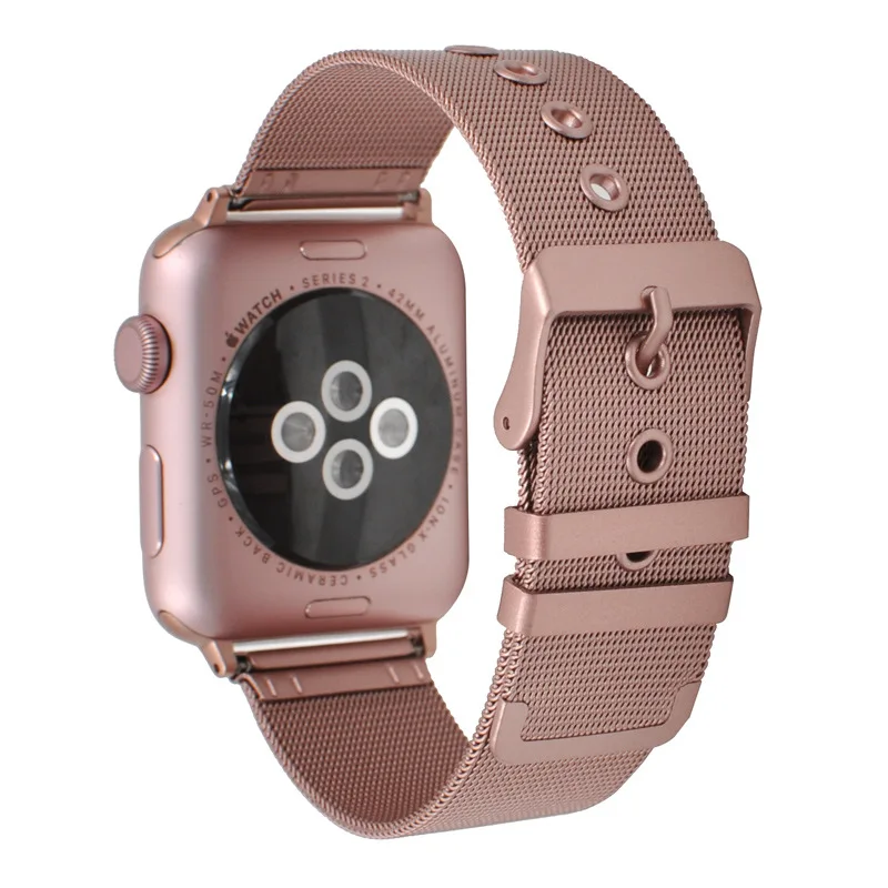 Металлический ремешок iwatch 3 42 мм Миланская петля для apple watch 4 44 мм 40 мм 38 мм браслеты для iphone
