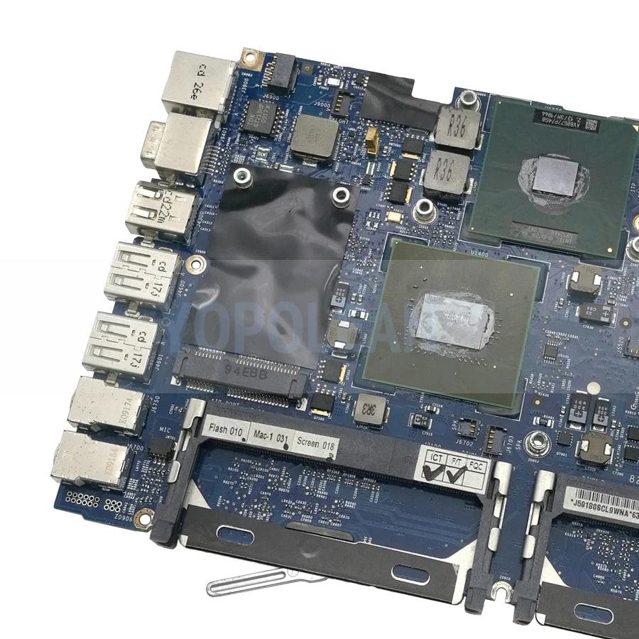 2,13 ГГц "Core 2 Duo" P7450 Материнская плата ноутбука для Macbook 1" A1181 логическая плата Mid 2009 MC240LL/A 820-2496-A