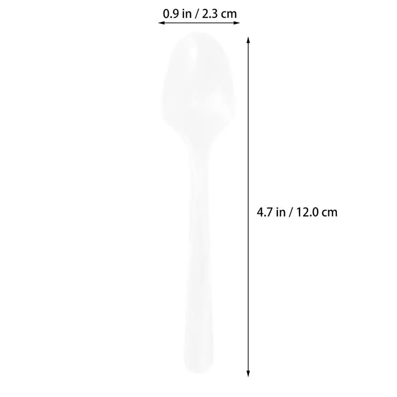 200 шт одноразовые пластиковые ложки одноразовая посуда ложки столовая посуда вечерние принадлежности для мороженое-желе десертная закуска