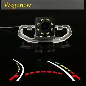 

HD Wireless Car CCD Rear Camera Fisheye 4 8 12 led dynamic Night Vision bracket for Toyota Camry 2012 Car Rear View Camera