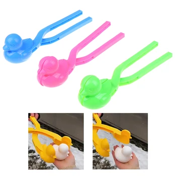

Creative Outdoor Fun & Sports Cartoon Lovely Duck Shaped Snowball Maker Clip Children Outdoor Winter Snow Sand Mold Tool