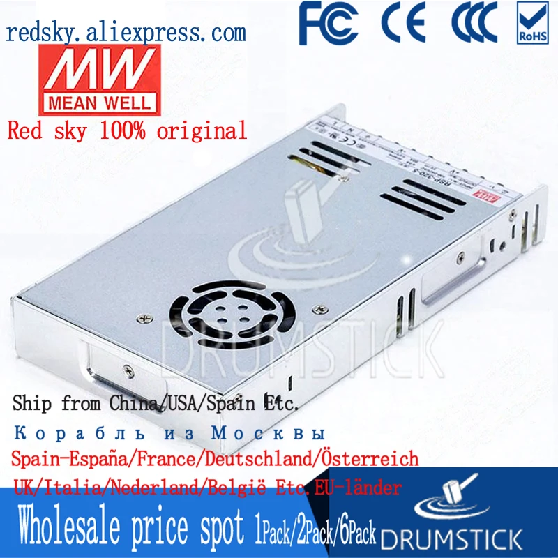 Специальные предложения MEAN WELL RSP-320-24 24V 13.4A RSP-320 150W одиночный выход с функцией PFC
