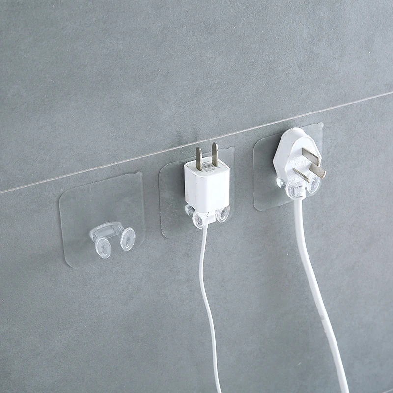 Ganchos adhesivos para pared, Perchero de pared, ahorrador de espacio, flor, carga pesada, transparente, fuerte, utensilios para el baño, 10 Uds., 3 uds.