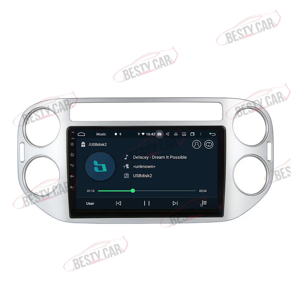 10,1 ''ips Android 9,0 Автомобильный мультимедийный плеер Авто Радио стерео для VW Tiguan 2013~ gps навигация wifi OBD2 DSP Bluetooth