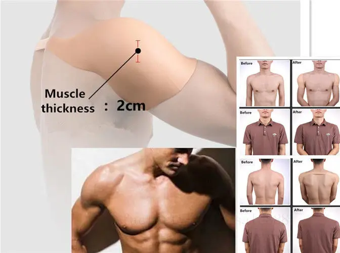 Сильный человек, мускулы на плечах, крепкий силикон, искусственный косплей, крепкий боди, Корректирующее платье,, продукт