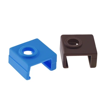 

6pcs Printer Silicone Sock Fit orMK7 MK8 MK10 Aluminum Block J-head Hotend Extruder Heater Block Cover Hotend for CR-10 Ender3