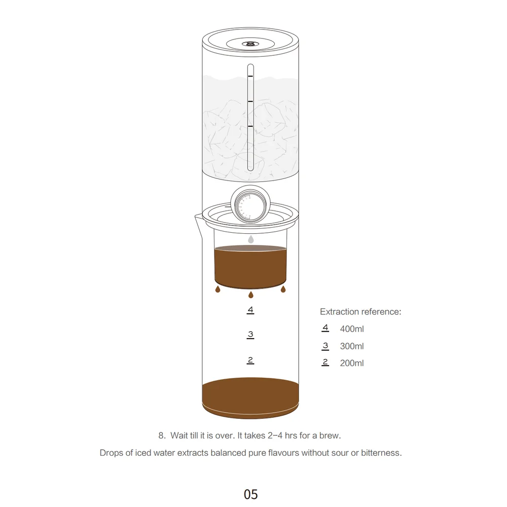 Cold Brew Coffee Maker Portable Cold Brew Dual Use Filter Coffee& Pot