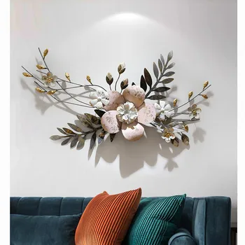 

Nordic Wall Decor Art room decoration 3D Simulation Flowers Plant Wall Mural Crafts Decoration Home Porch Wall Hanging Ornament