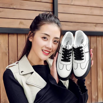 

Women Tennis Shoes 2019 Tenis Feminino Female Flat Sneakers Lady Outdoor Sport Shoes Tenis Plataforma Zapatos De Mujer Cheap 7