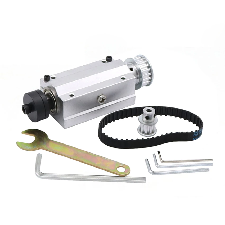 Günstige Aluminium legierung schleifen werkzeug mini tisch sah keine power spindel montage hohe präzision DIY holz lager gehäuse schneiden maschine