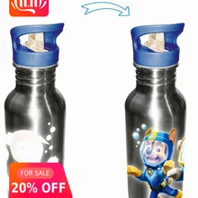 Детские алюминиевые бутылки для воды, волшебные бутылки, меняющие цвет, 600 мл, BPA бесплатно, бутылки для воды