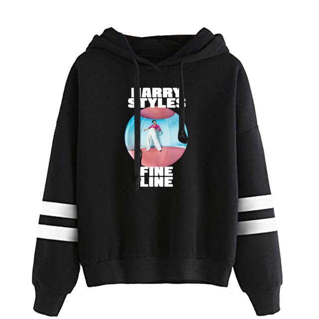 HARRY STYLES THEMED STRIPED HOODIE