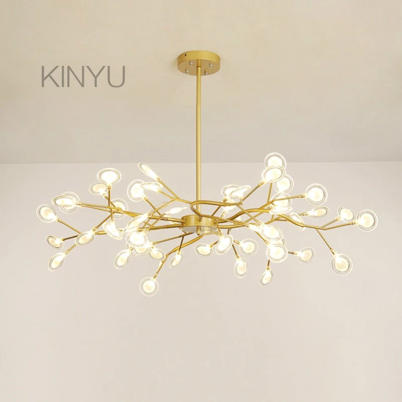 

Modern Firfly LED Chandelier Light Stylish Tree Branch Chandelier Lamp Decorative Firefly Ceiling Chandeliers Hanging Lighting