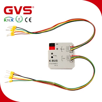 

CTUI-04/04.1 Factory Directly KNX/EIB K-bus GVS Output 12V DC 4 input 4 output Dry Contact KNX Universal Interface 4-Fold