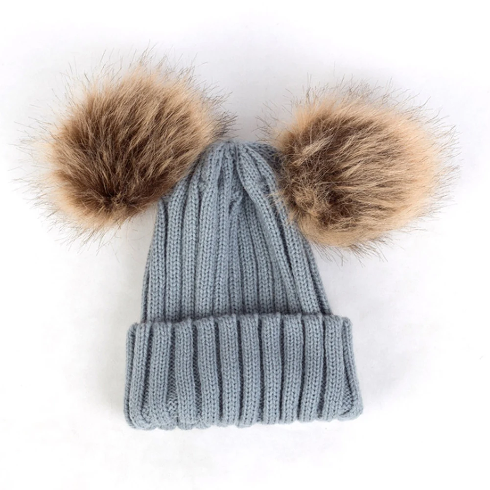 Toddler Cute Kids Girl Boy Baby Infant Winter Warm Crochet Knit Hat Beanie Cap