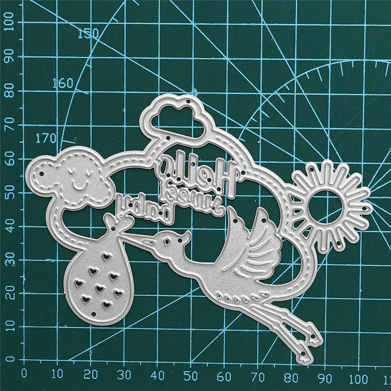 DiyArts Детские слова штампы птицы металлические Вырубные новые 2019 для изготовления