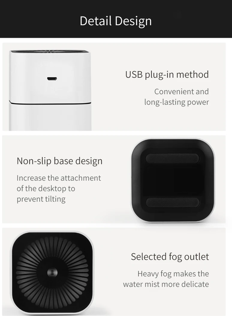 YOUPIN Nathome 180 мл переносной увлажнитель прочный увлажнитель usb зарядка 4,5-9 h Автомобильный увлажнитель с цветным светодиодный светом