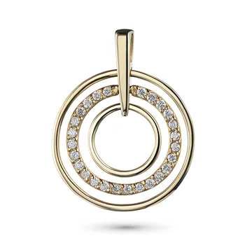 

Pendant made of yellow gold with diamond e0301pd05192700