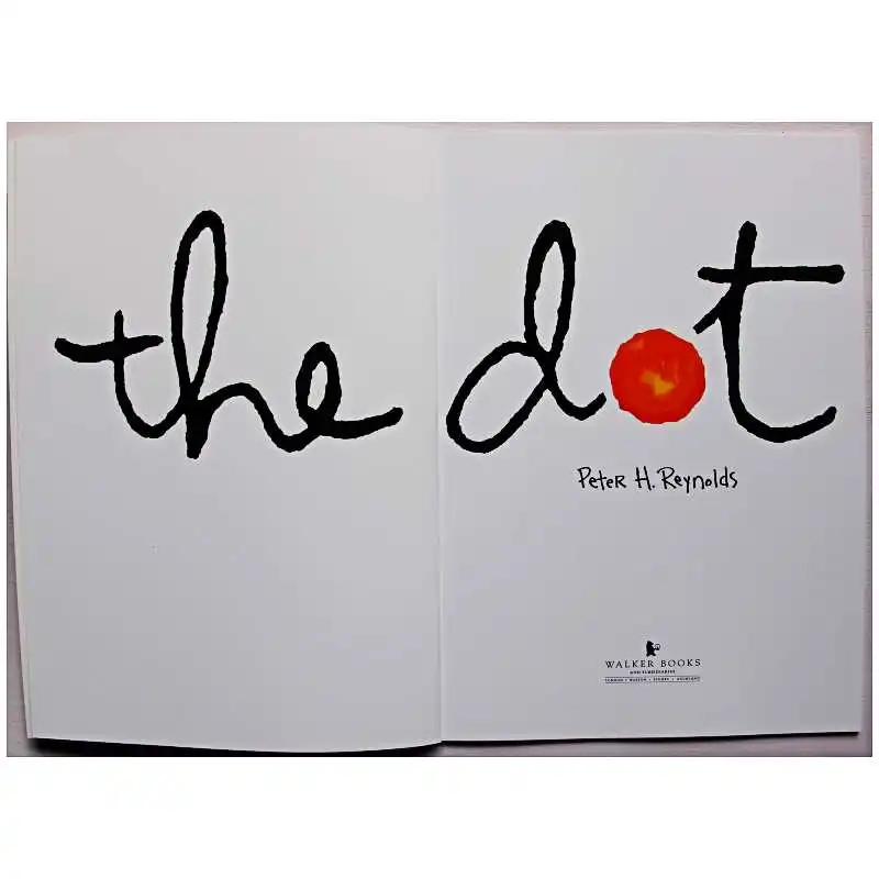 The Dot от Питера H. Рейнольдса Обучающая книга с картинками на английском языке