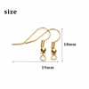 100pcs/lot Ear Hook DIY Earring Findings Earrings Clasps Hooks Fittings DIY Jewelry Making Accessories Iron Hook Earwire Jewelry ► Photo 2/6