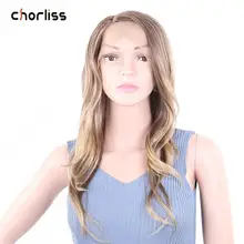 Длинные волнистые синтетические волосы кружево части парик для черный/белый Для женщин коричневый, черный Косплэй парики синтетический Синтетические волосы на кружеве парик боковая часть волос