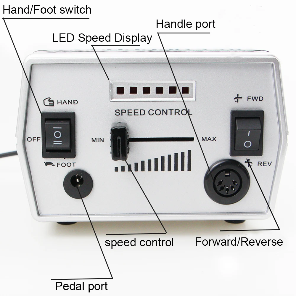 Baratos Taladro eléctrico de uñas 35000rpm profesional manicura pedicura máquina fresadora accesorios lima de uñas Kit de herramientas de manicura