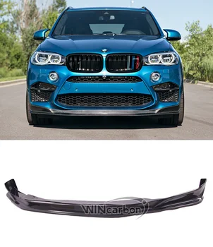 

Real Carbon Fiber Vehicle Front Lip Spoiler For BMW F86 X6M F85 X5M 2015UP