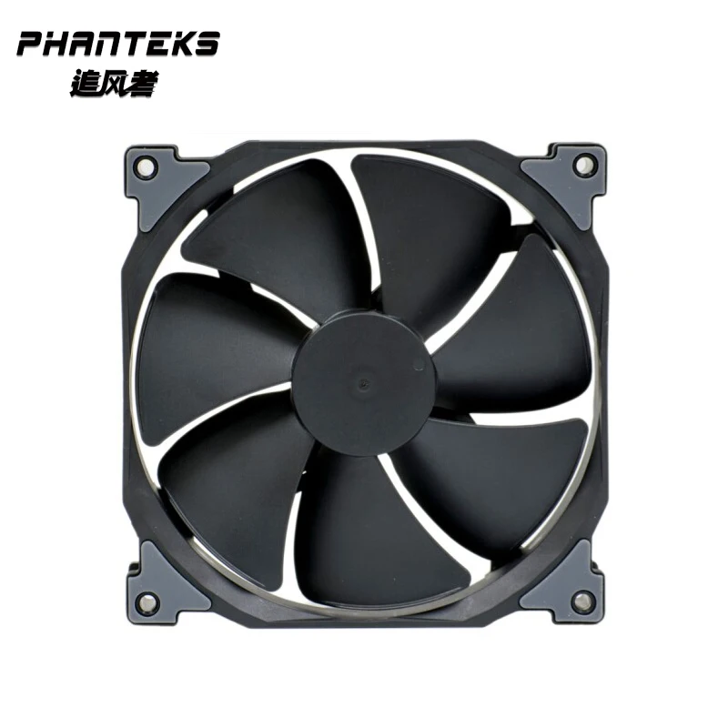 Phanteks черный, белый PWM 12 см, 14 см вентилятор, 12 В вентилятор радиатора, чехол для компьютера вентилятор, гидравлический подшипник 4pin pwm штекер PH-F120/140MP
