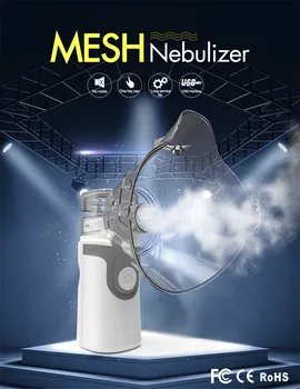 

Portable Kit Ultrasonic Humidifier Handheld Atomizer Health Children Mini Inhaler Respirator Care Nebulizer Machine Home