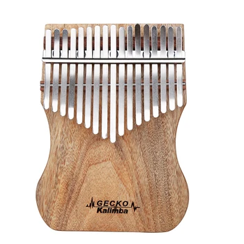 

GECKO Kalimba 17 Keys Camphor Wood With Instruction And Tune Hammer Low Vibration Loss With No Noise