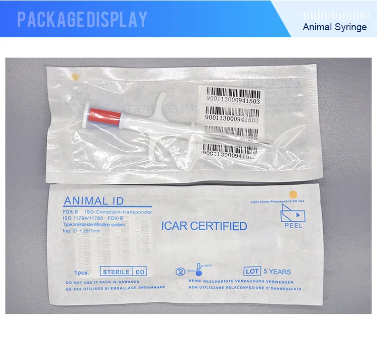 1.25x7mm animal microchip syringe (20)