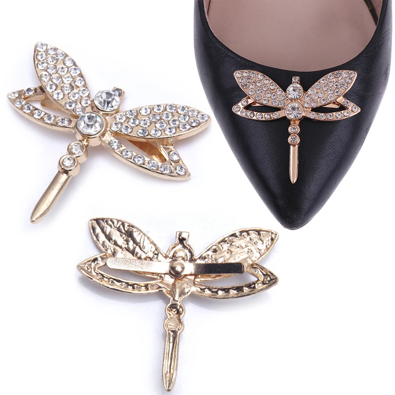 1pcs Elegant Crystal Shoe Clip Faux Pearl Shoe Clips Bridal Shoes Rhinestone Clip Buckle Shoes Decorative For Women Girl 9styles