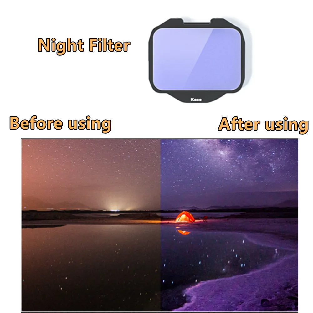 Clip-in CMOS Lens Filter MC UV ND8 ND16 ND32 ND64 ND1000 Night Filter for Sony A7R II III IV A7S II A7II III A9 Camera Clip in 2