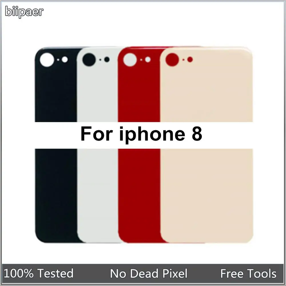 For iphone 8 Back Housing Battery Cover Rear Door Glass Back Glass For iphone8 Back Glass