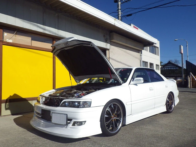 For 1996 01 Toyota Chaser Jzx100 Sedan Front Hood Bonnet Gas Struts Lift Support Shock Damper Carbon Fiber Strut Bars Aliexpress