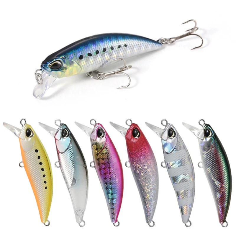 Japan Design High Quality Hard Fishing Lure Pesca Issen 45S MAX 48mm 4.3g Sinking Stream Bait For Trout Pike Perch Bass | Спорт и