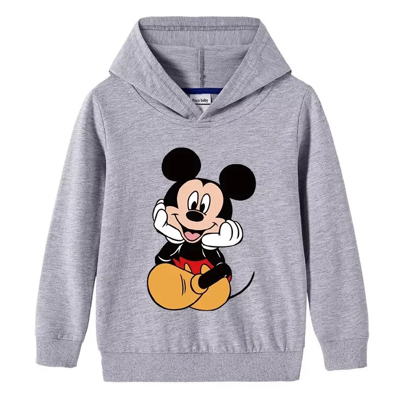 Disney с Микки Маусом для маленьких мальчиков принтом в виде мышки толстовки