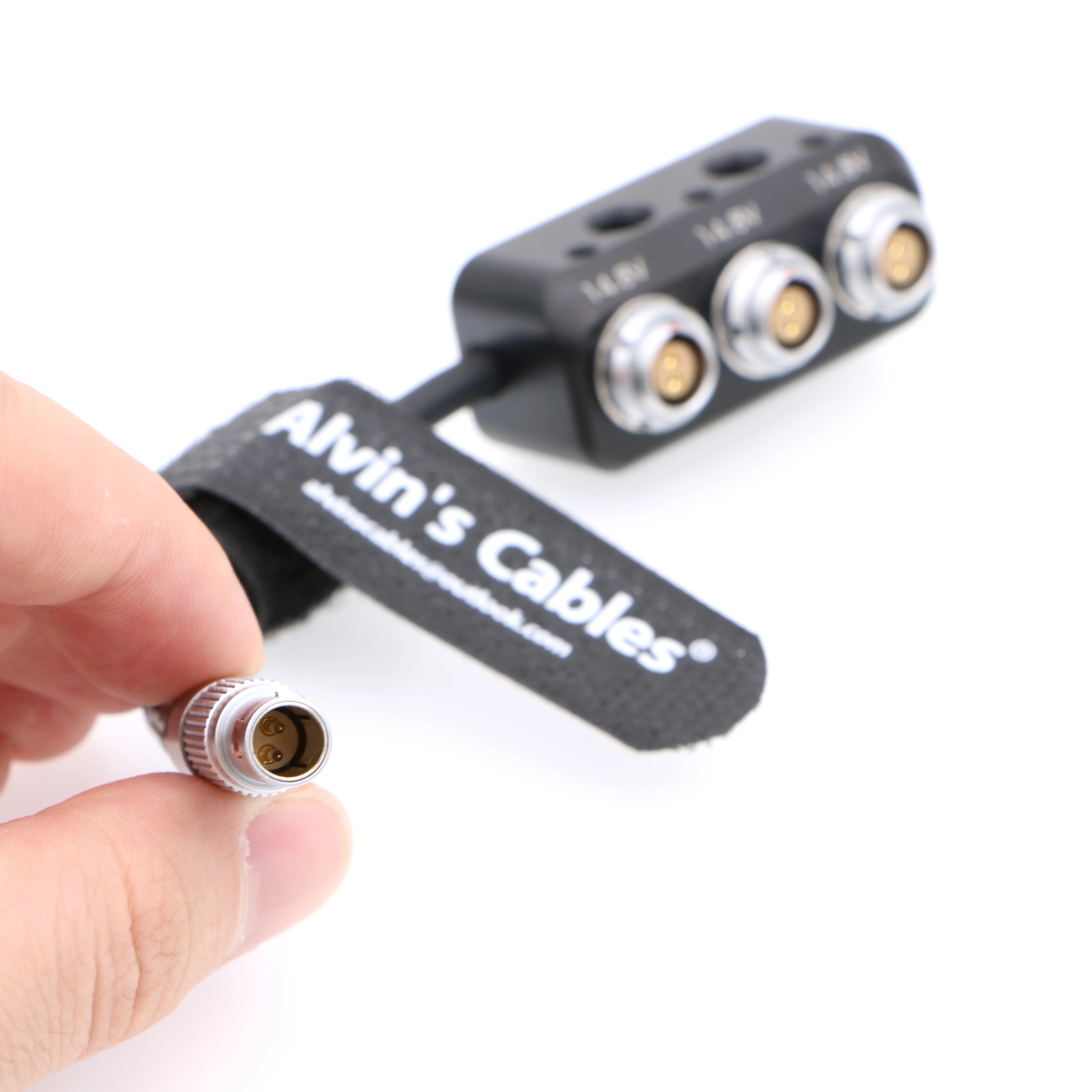 Кабели Alvin от 1 до 3 Mini power Splitter Box Cable 2 Pin Male to 3 2 Pin Female Box для ARRI RED Cameras Teradek
