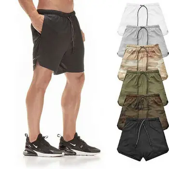 

New Fashion 2019 Men's Sports Training Bodybuilding Summer Casual Shorts Male Workout Fitness Shorts Plus Size