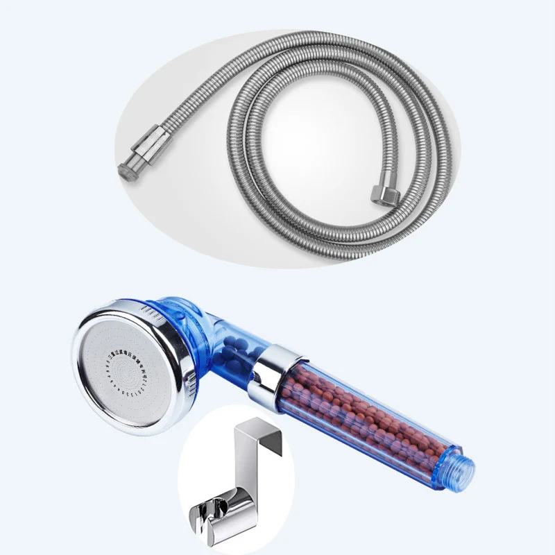 8 blueset6 3 функции пластиковый ABS ручной душ экономия воды Ванная комната ручной душ - Цвет: 8 blueset6