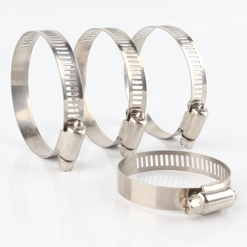 

Зажим для шланга с червячным приводом из нержавеющей стали 304, зажимы для трубы топлива, зажимы для оросительной трубы, фиксированное Крепление для шланга воды, 2 шт./лот