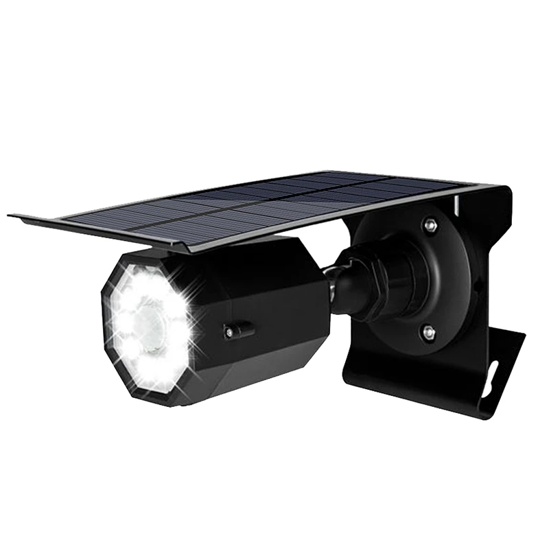 

10 Led Solar Light Adjustable Lighting Angle 500Lm Waterproof Lamp Spotlight With Three Modes For Outdoor Garden Wall Yard