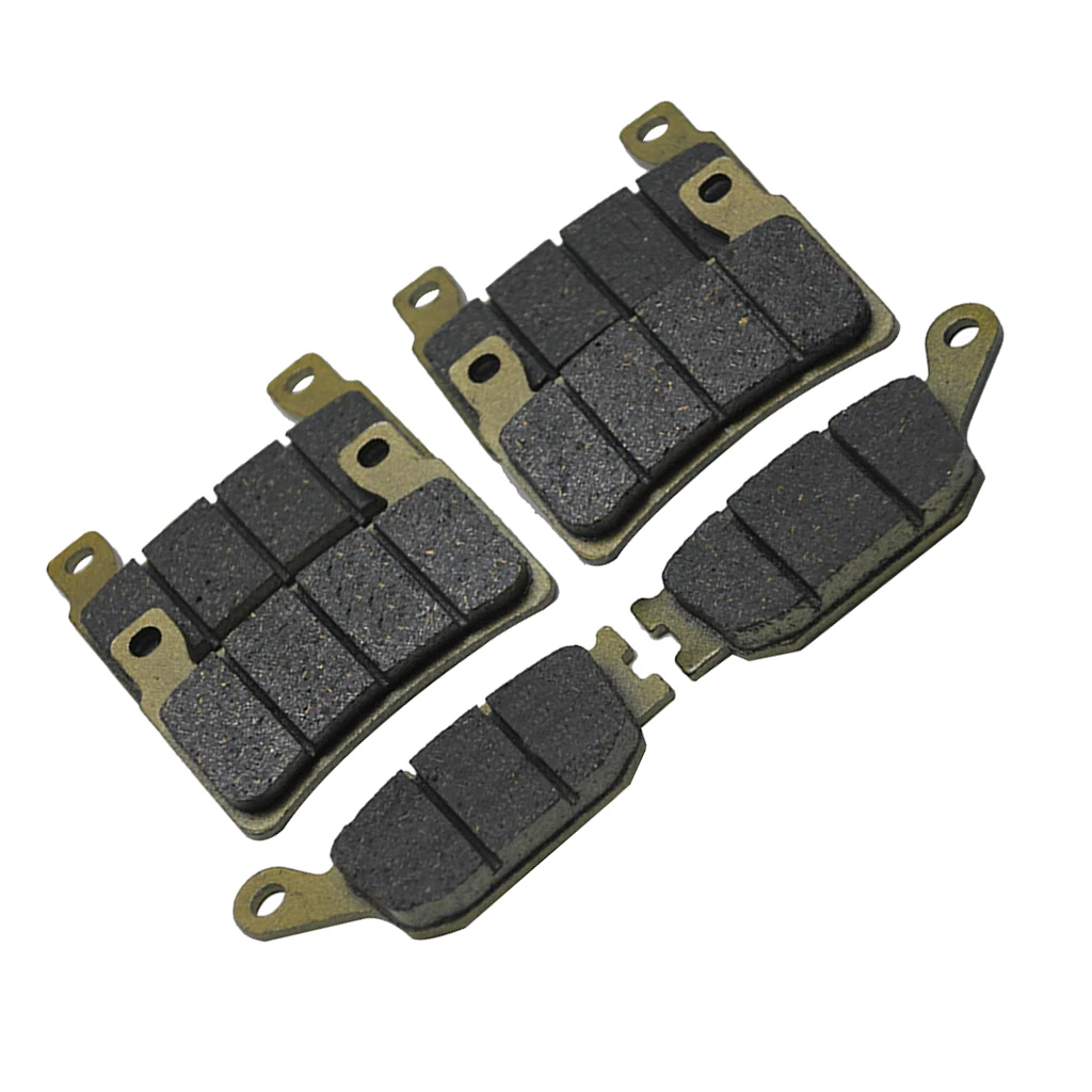 4x Durable Front and Rear Brake Pads for Honda CBR 600 F4 F4i CBR900 CBR929 CBR954 FIREBLADE RR VTR 1000 SP-1 (SP45) CB1300