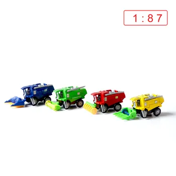 

4Pcs/Set 1:87 HO Scale Forklift Model Sand Table Scene Ornaments Model Building Kits - Random Color