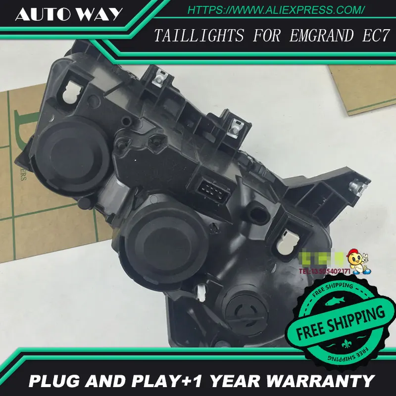  Car styling LED HID LED EC7 EC718 EC7 headlights Head Lamp case for GEELY EMGRAND EC7 EC718 EC7 201