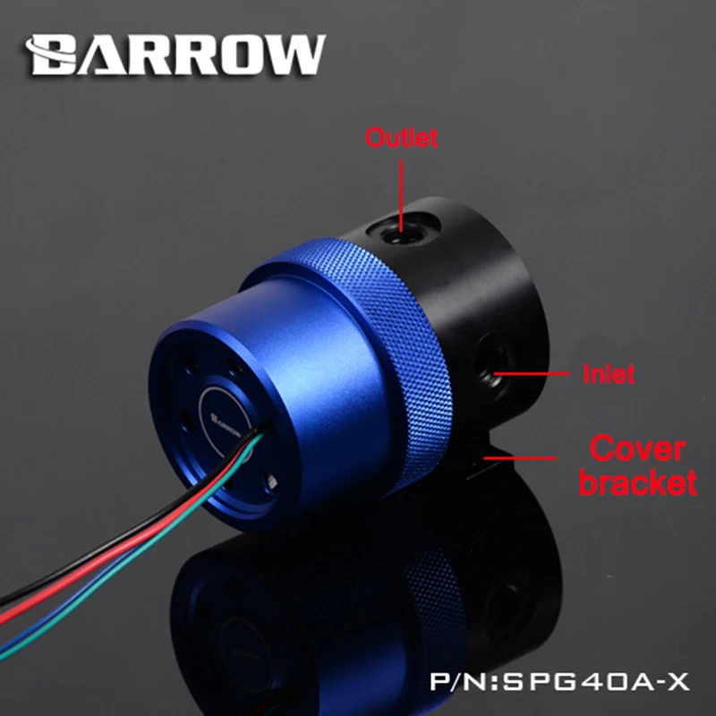 Barrow SPG40A-X, 18W PWM Combination Pumps, Wite Reservoirs, Pump Reservoir Combination, 90/130 / 210mm Reservoir Component
