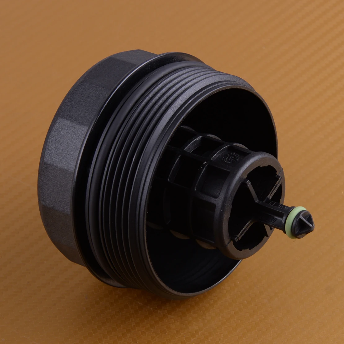 

CITALL 11427525334 Black Plastic Car Oil Filter Housing Cover Cap Fit for BMW E60 E90 E92 1 3 5 6 Series