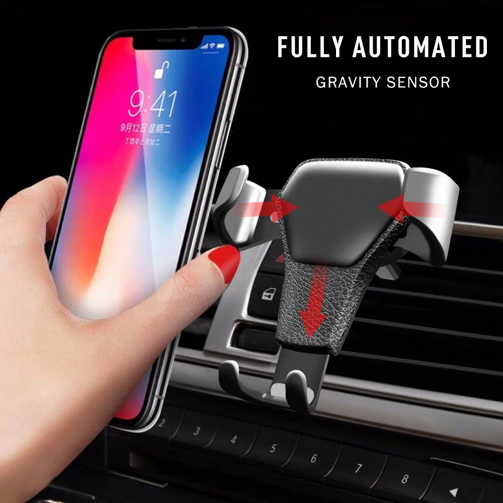 Car Phone Holder Universal Air Vent Mount Car Holders Stand Mobile Supports for iPhone xs max xr x Xiaomi Samsung phone stand