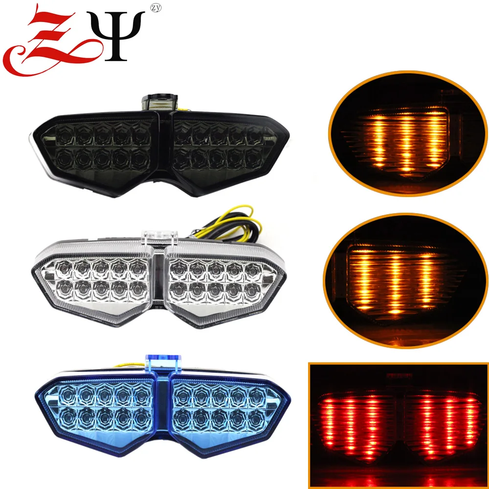 

Rear Tail Light Brake Turn Signals Integrated LED Light For Yamaha YZF-R6 2003-2005 YZF-R6S XTZ250X 2006-2009