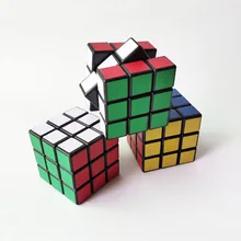 Обучающая трехслойная шестицветная Профессиональная игра 5,7 см с гладким кубический интеллект Рубика, обучающая свободная вращающаяся кубика Рубика